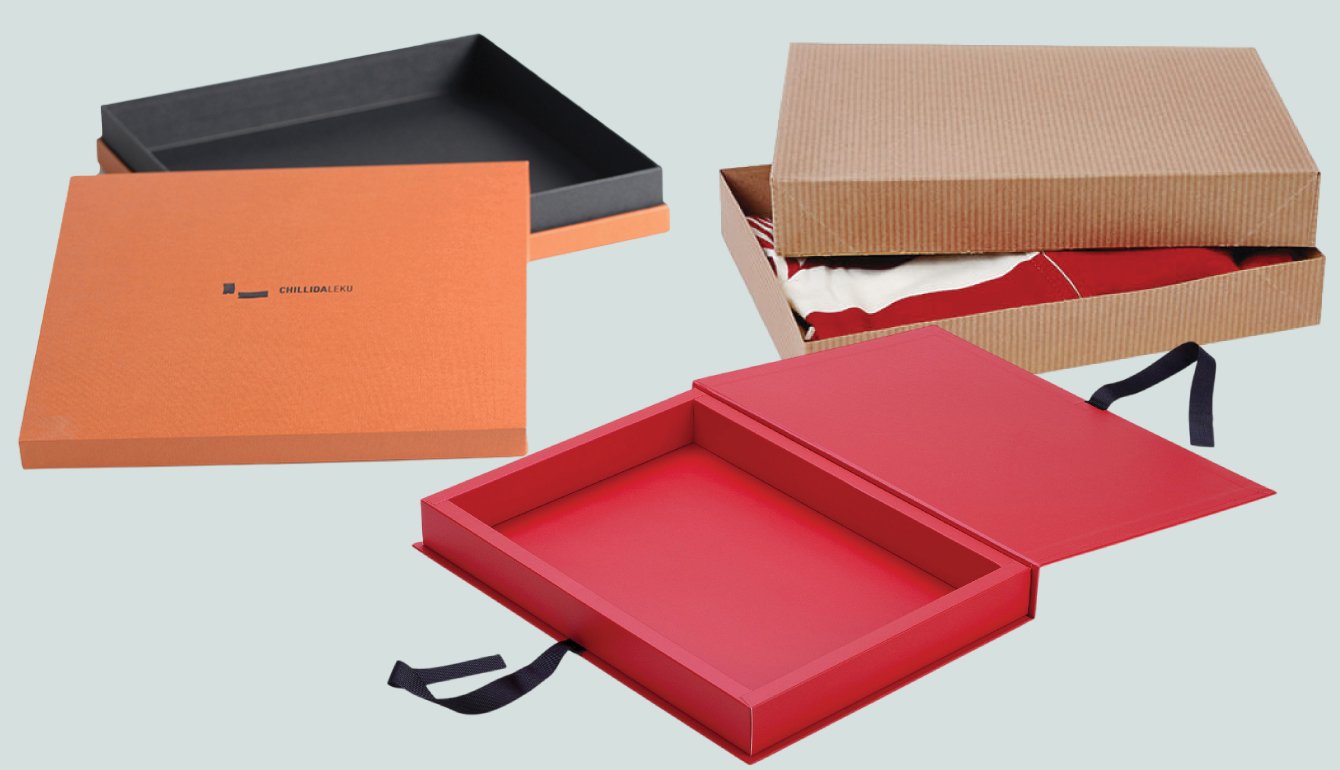 Apparel packaging boxes