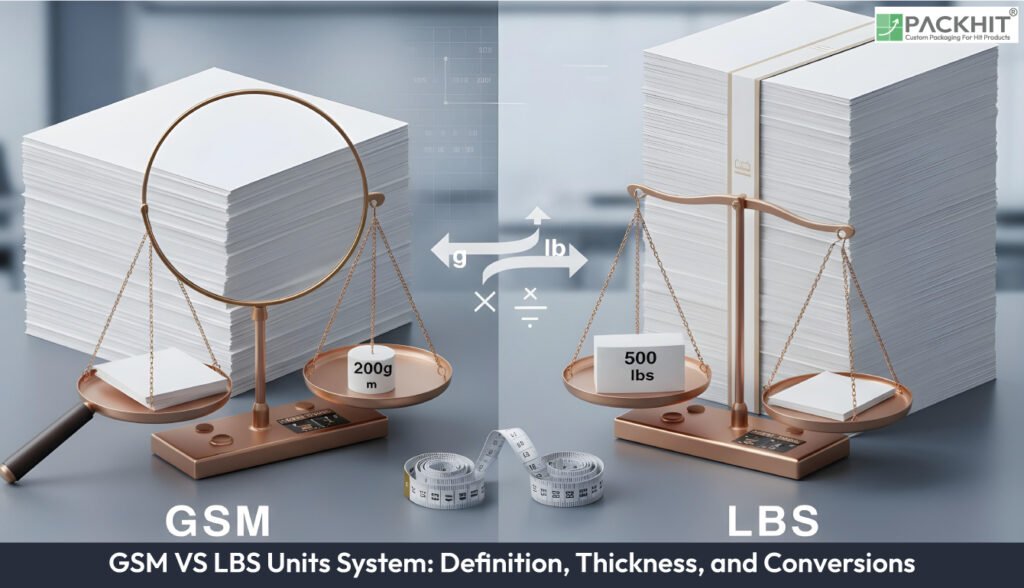 GSM VS LBS Unit in Packaging Material