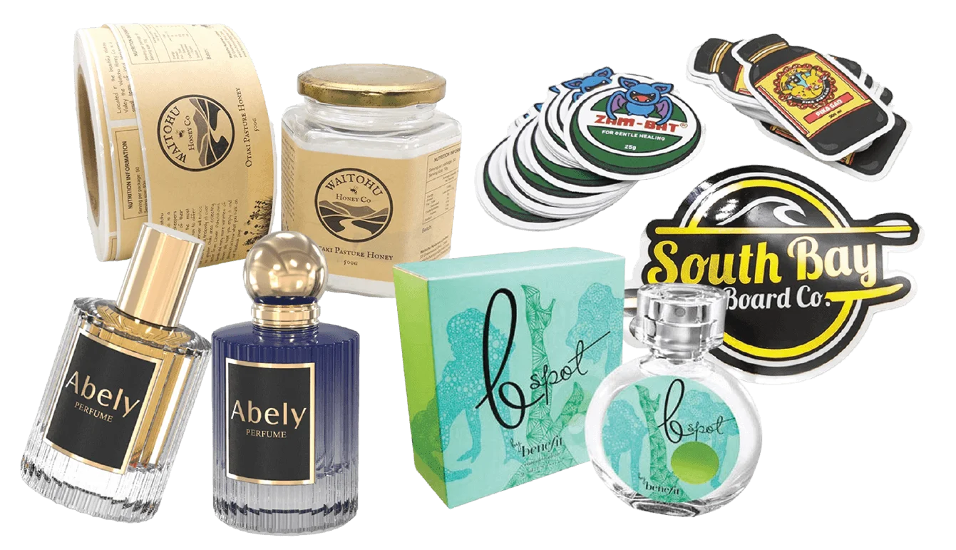 Custom Labels and Stickers for Retail Packaging