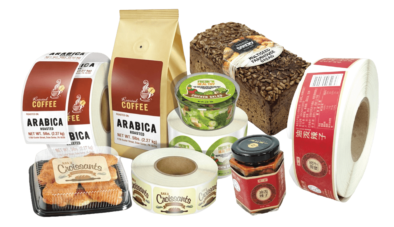 Custom Labels and Stickers for Food Packaging