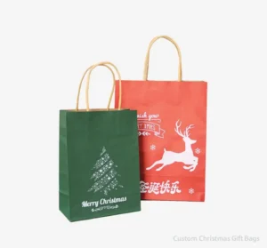 Custom Christmas Gift Bags Wholesale