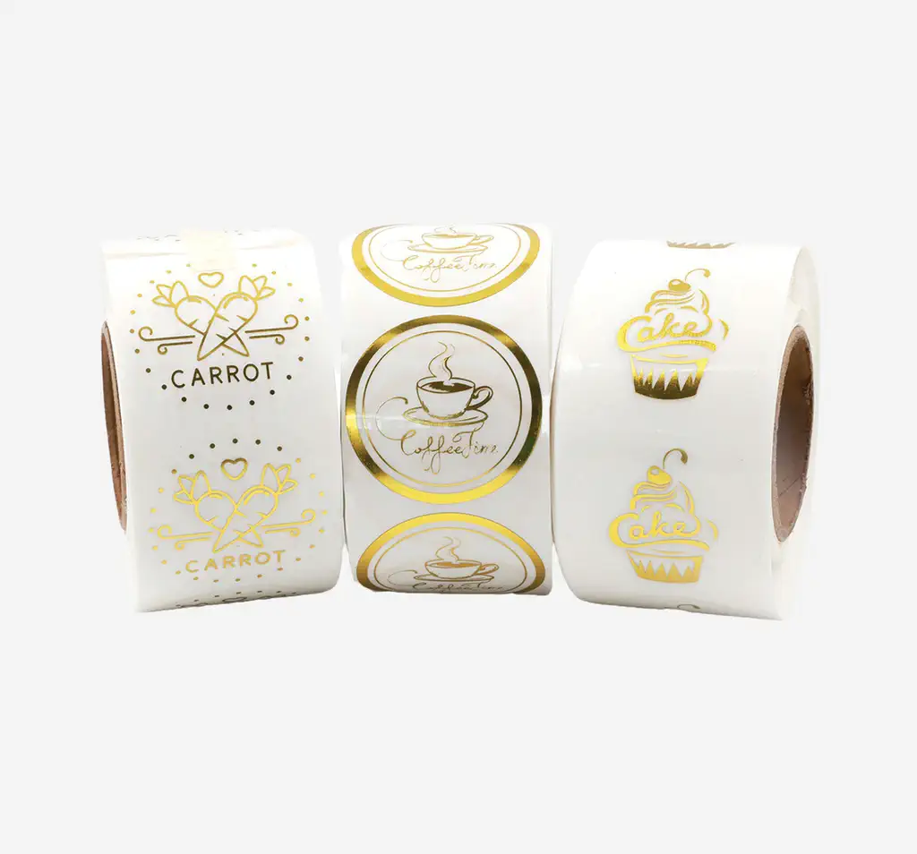 Custom Foil Stamp Labels Wholesale