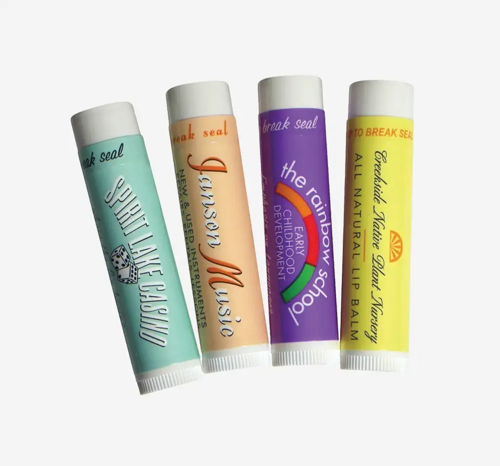 Custom Printed Lip Balm Labels