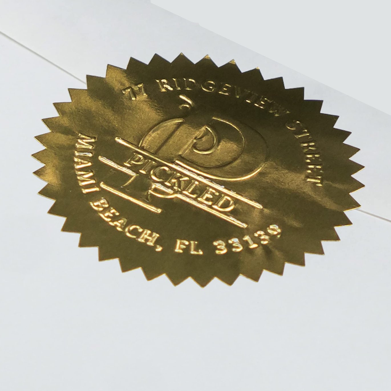 Buy Custom Printed Embossed Labels - PackHit UK