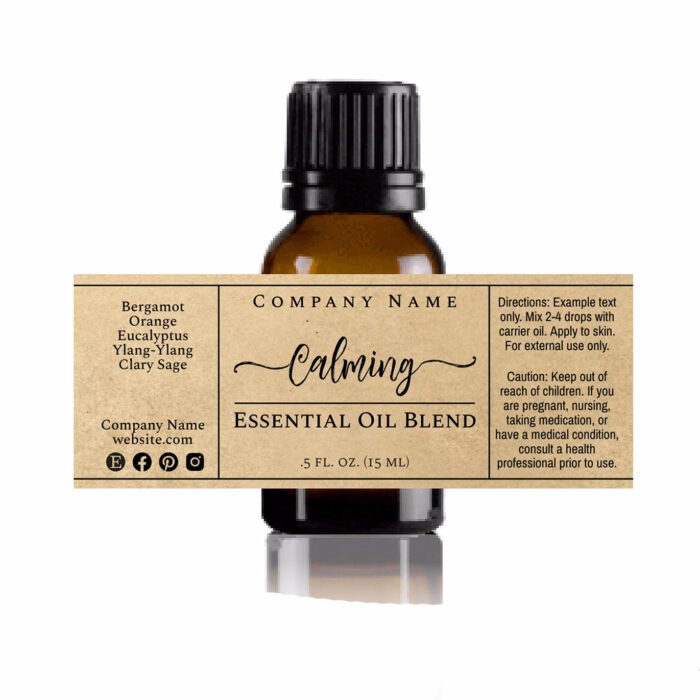Essential Oil Labels