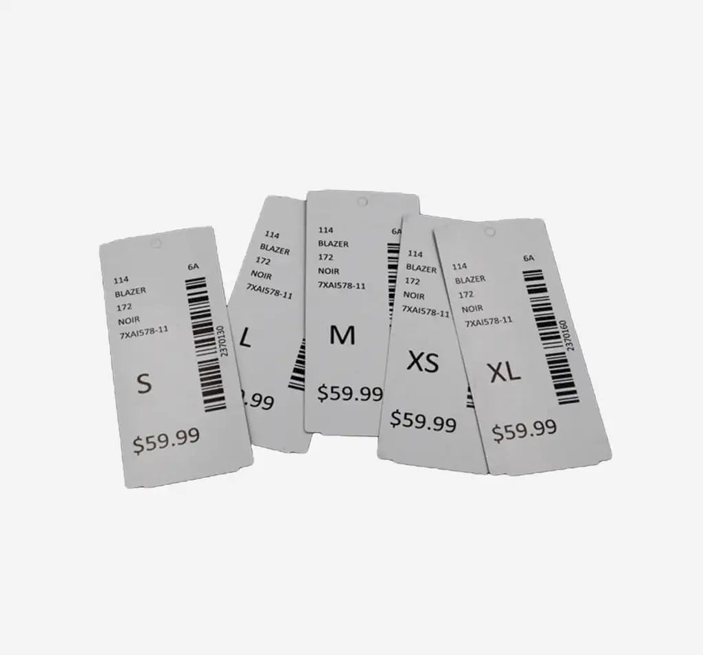 Printed Price Tags