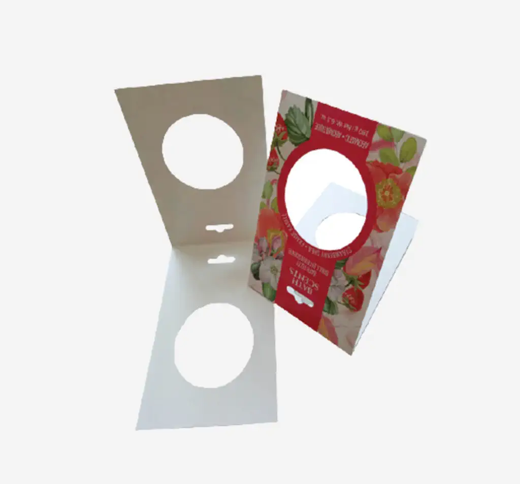 cardboard header cards