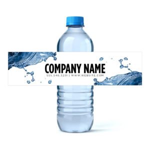 water bottle labels